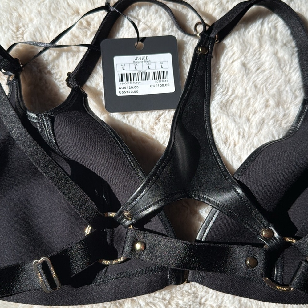 Honey Birdette Jael Black Bralette - Picture 5 of 6